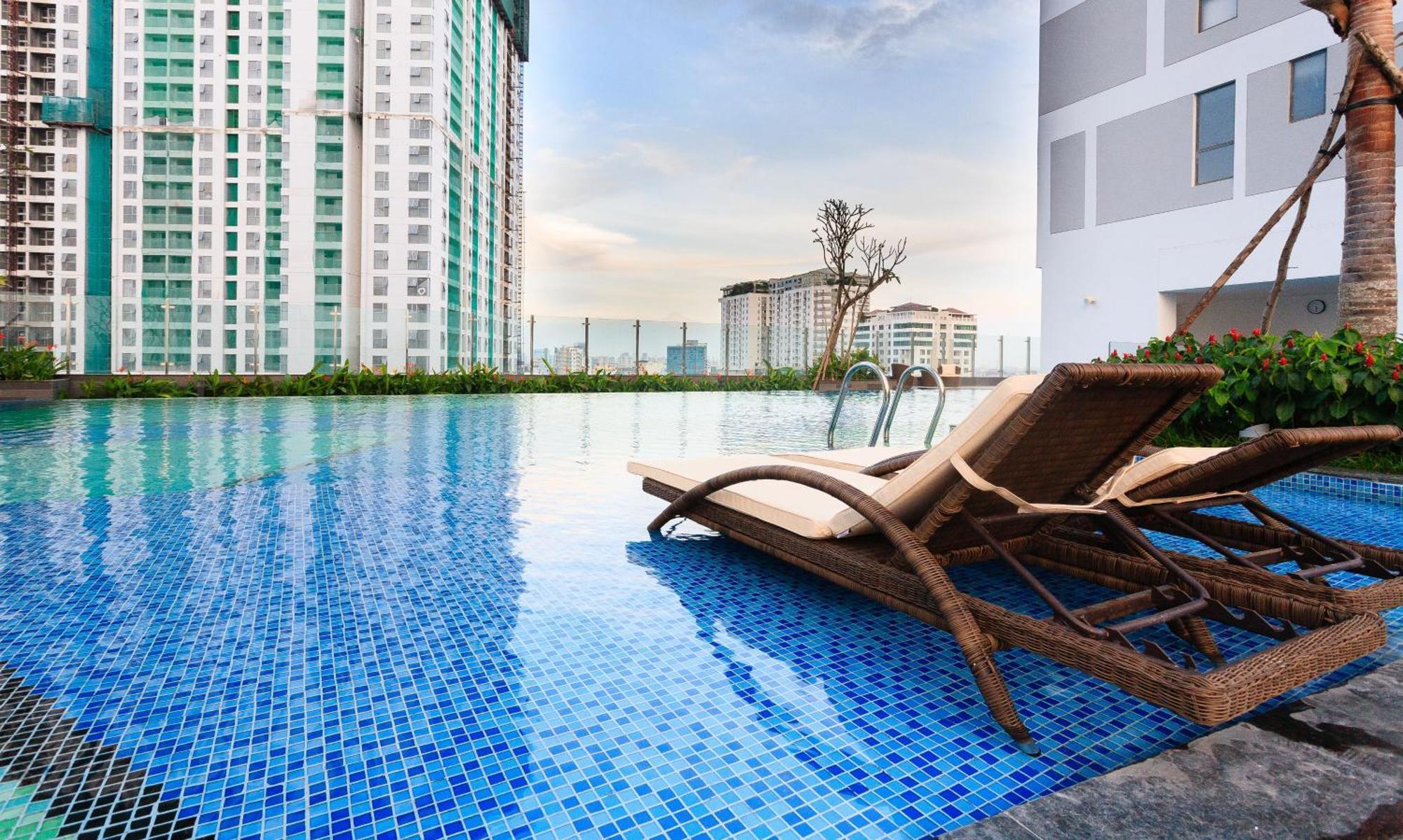 Elysium Cbd Rivergate Apartment - Pool - Free 4G Sim For 3 Nights Ho Chi Minh-staden Exteriör bild